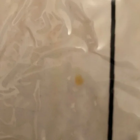 Shower Curtain Music Notes Piano Keys Roses Plastic with Set of White Hooks VGUC - Picture 8 of 8